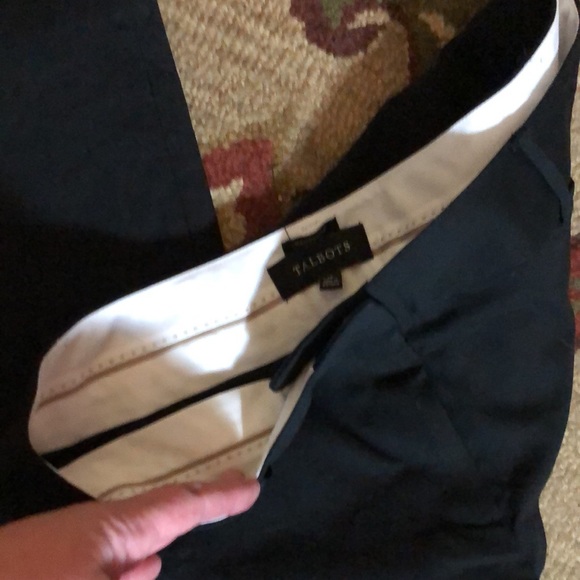 TALBOTS Size 12 Stretchy 
Straight Leg Dress Casual Classic 4-Pocket $119 NEW - Picture 13 of 16